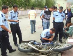 Yenişehir'de motosiklet kazası